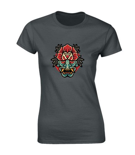Oni rose ladies shirt - oni, t