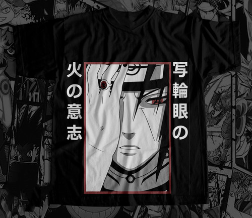 Dark anime inspired graphic - dark,