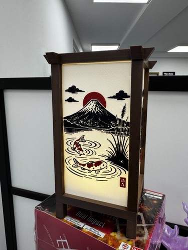 Shoji style printed led - 3d,