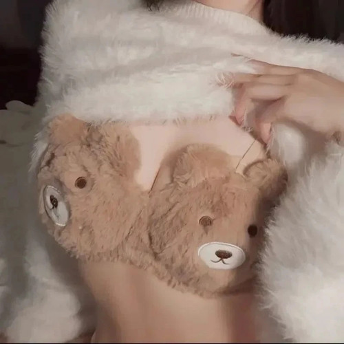Women cute bear bra - cute,