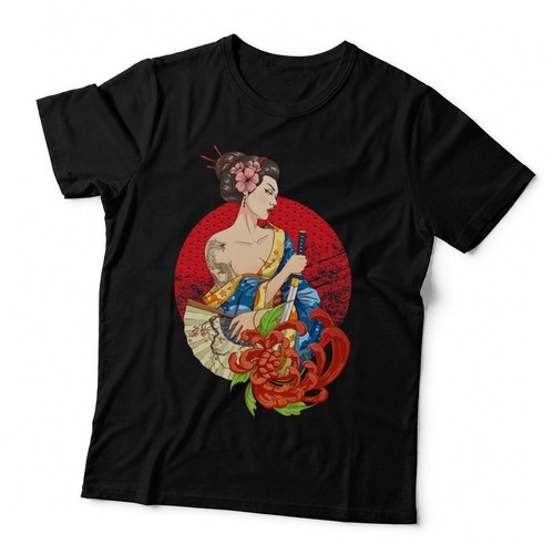 Geisha girl katana sword - girl,
