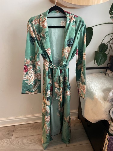Green floral japanese style - floral,