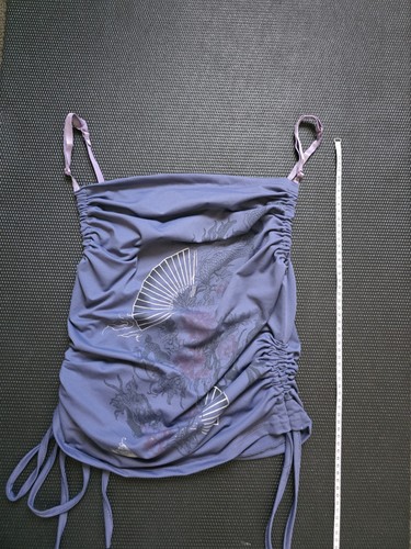 Japanese style violet top